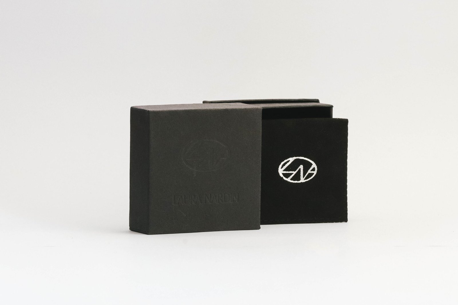 Laura Nardin jewelry box and travel pouch